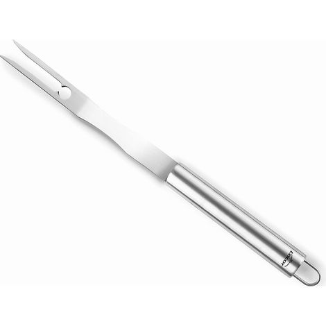 Fourchette en inox Lacor pour barbecue 43 cm
