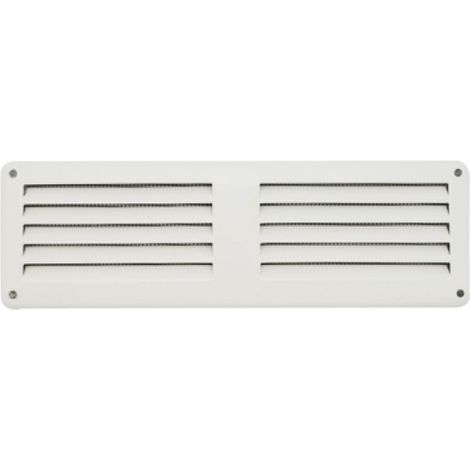 GRIGLIA DA SOVRAPPORRE IN METALLO CON RETE L. 200 X H. 60 MM Allluminio Argento