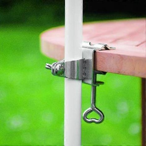 Pince de fixation portable antidérapante pour parasol de table, en alliage, pour jardin ou terrasse ( ) (1/5)