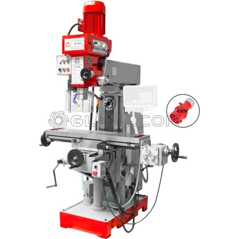 FRESADORA VERTICAL FRESADO HORIZONTAL Y VERTICAL HOLZMANN BF500D 400V