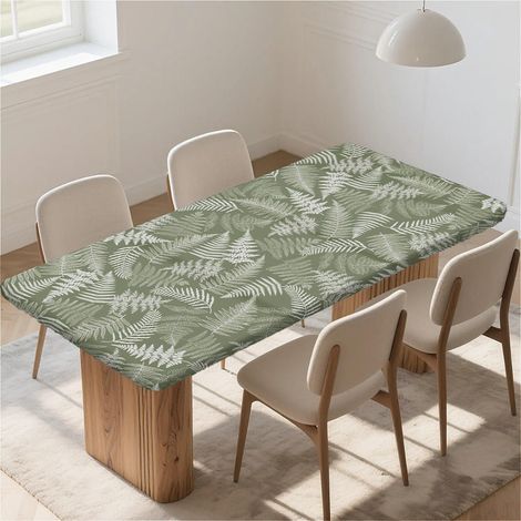 Rechteckige Tischdecke 140x80 cm mit Gummizug, wasserdicht & abwaschbar