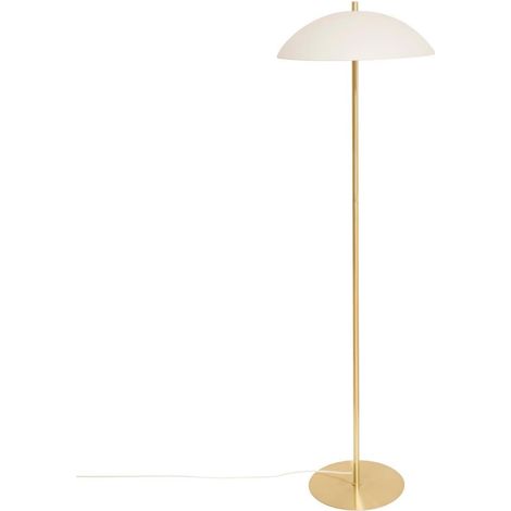 Lampadaire Design en Métal "Delcia" 150cm Blanc
