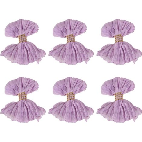 Serviette de table bohème en gaze – 50 x 50 cm, lavable, idéale pour les mariages
