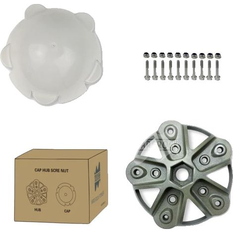 Capuchon de moyeu d'éolienne, compatible avec diverses pales, léger et durable, 5 Hub (1/2)