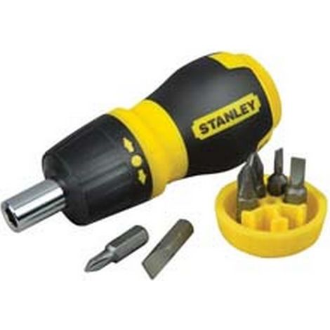 1PZ giravite nano a cricchetto con 6 inserti - (0-66-358)