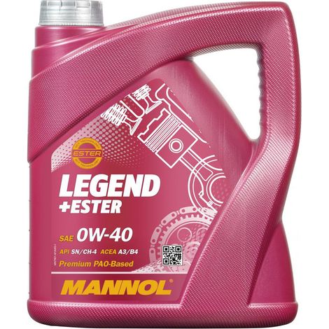 MANNOL PKW-MOTORÖL 0W40 LEGEND+ESTER 4 LITER (7901) (SYNTHETISCH)