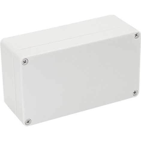 Boîte de jonction étanche IP65, boîtier électrique en plastique ABS, boîtier d'alimentation pour projets électroniques DIY, blanc (150 x 150 x 120 mm) (1/4)
