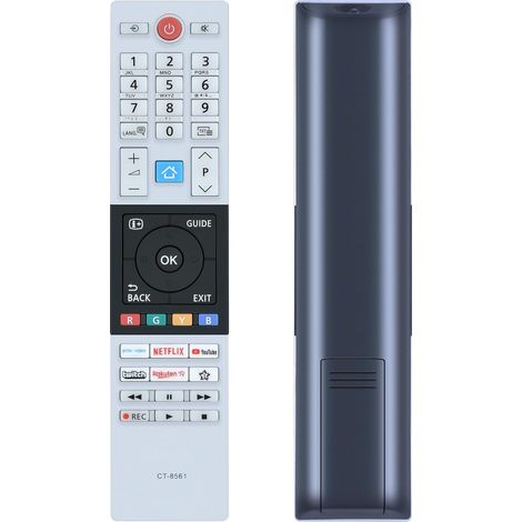 Télécommande pour Toshiba 4K UHD TV 43UK3163DG 50UK3163DG 55UK3163DG 65UK3163DG 43L3863DA 43V5863DA 49V5863DAL 55U6863DA 65U2963DG 65U2963DG 65U2963DG 5U686. 3DG 65X98 3DG (1/5)