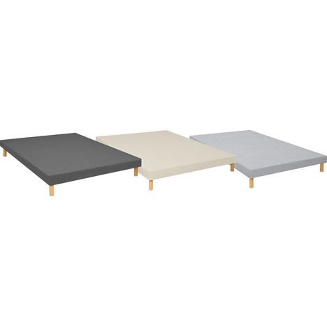 Sommier Essenzia TRADITION GRAPHIC 13cm Couleur 160x220 Anthracite Lattes