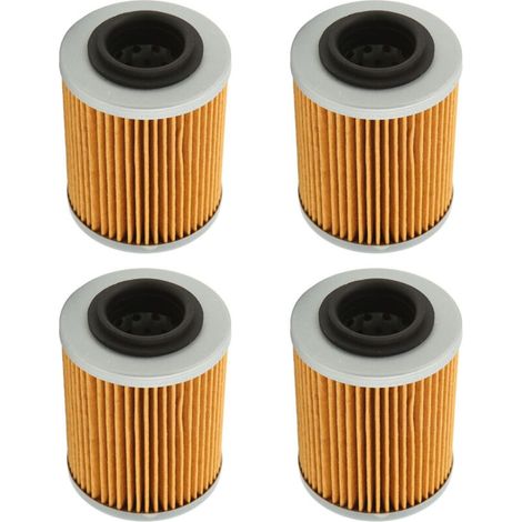 Filtre à huile de remplacement 420256188 KN152 HF152, 4 pièces, pour CAN-AM 330 400 450 500 2003-2017 (1/5)