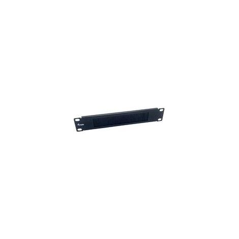 Kabeldurchführungspaneel Schwarz Stahl 25,4 mm