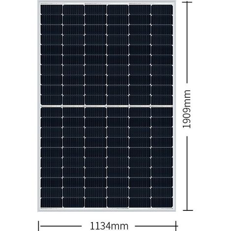 Jandei - Panel solar monocristalino 450W 120 células alto rendimiento (1/3)