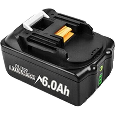 Batterie Makita 18V, capacité 60Ah, indicateur de carburant LED, 4 pièces 60, 10 pcs 6.0 (1/2)