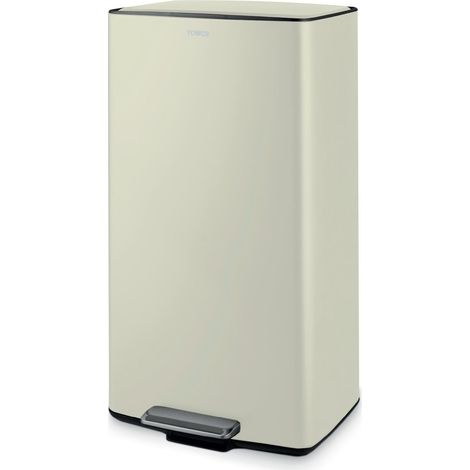 Tower Rectangular Pedal bin, Cream T838020C (1/5)