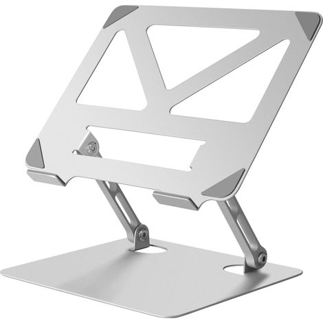 Faltbarer und ergonomischer Laptopständer mit verstellbarer Höhe und verstellbarem Winkel, geeignet für Laptops bis zu 12,9 Zoll. (1/5)