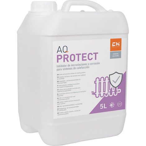 AQ PROTECT - Inhibidor de Incrustaciones y Corrosión para Circuitos Recirculantes Garrafa 5 Litros Bricoprofesional