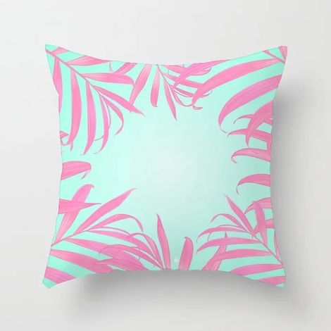 Taie D'oreiller - Coton Linen - Imprimé Cactus - Double Face - Pour Canapé Chaise Bureau Lit Voiture - 40x40 cm (1/5)