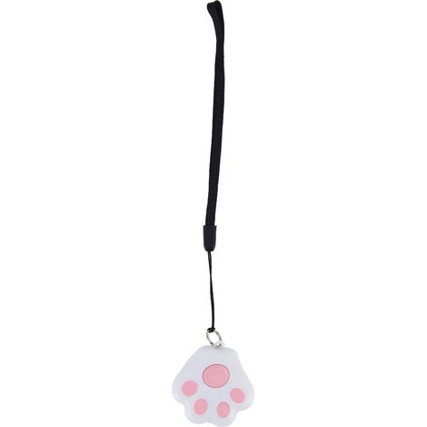 Lot perdu alarme compact portable design patte chien connecté intelligent localisateur clé bidirectionnel rose (1/5)