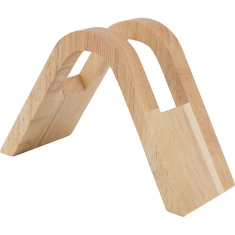 Porte-filtre à café en Forme D', Support de Rangement en Papier étanche, Fait à la Main, en Bois D'hévéa pour un Usage Domestique, Tasses à café, Support à Ustensiles, Pratique,. (1/5)