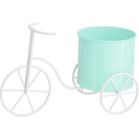 Support Pour Pot De Fleurs - Support Métallique En Forme De Vélo - Pour Jardin Balcon Intérieur - 1 Pièce (1/5)