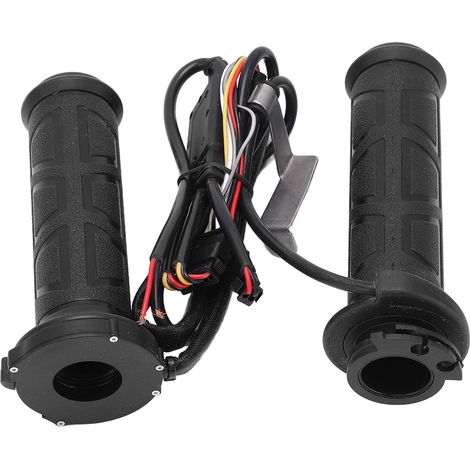 Universelle Motorrad-Heizgriffe 22 mm / 0,87 Zoll 50–70 °C Smart Black 12 V Paar-Set (1/5)