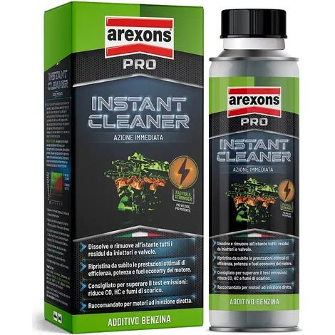 Instant Cleaner Additivo Benzina 325ml Pulitore Ultra Concentrato per Iniettori