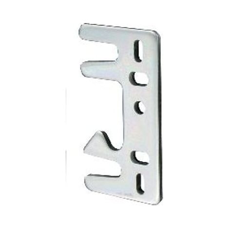 Gâche plate pour serrure de porte de garage EA571301 zingué - TIRARD