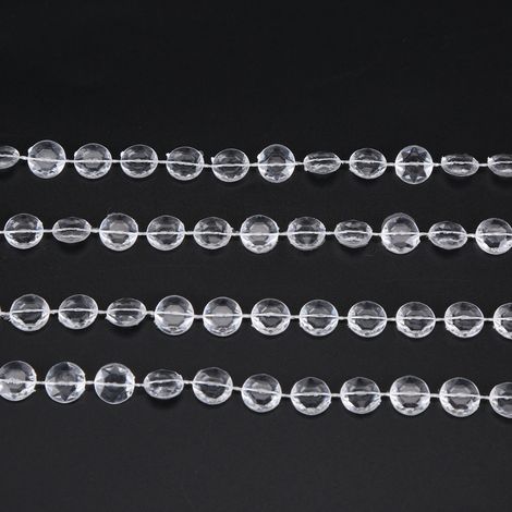 Rideau de Perles en Cristal Acrylique Diamant 30M pour Décoration de Mariage DIY (1/5)