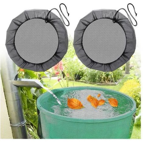 Regenwassertank-Filz - 2 Stück - Ø 60 cm - Hülle mit Zugband - Anpassbarer Schutzfilz