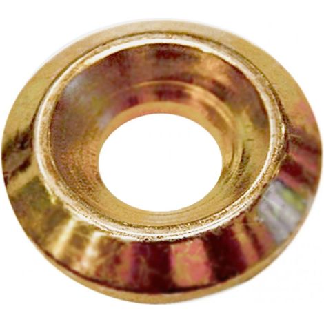 Rosetta conica vite legno diametro 8 mm, 16 pezzi
