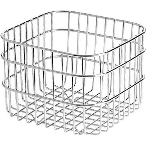Passoire à fruits en maille métallique en acier inoxydable 304, 2,5 L, organisateur de rangement de comptoir pour fruits, légumes et collations (1/5)
