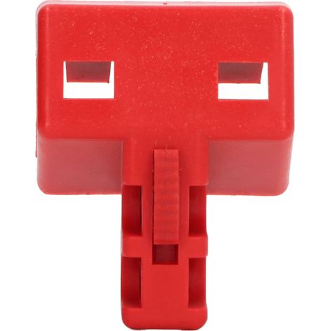 Ortviai Cadenas de Sécurité pour Disjoncteur Bipolaire Anti-Feu Isolé Nylon 60x48x30mm