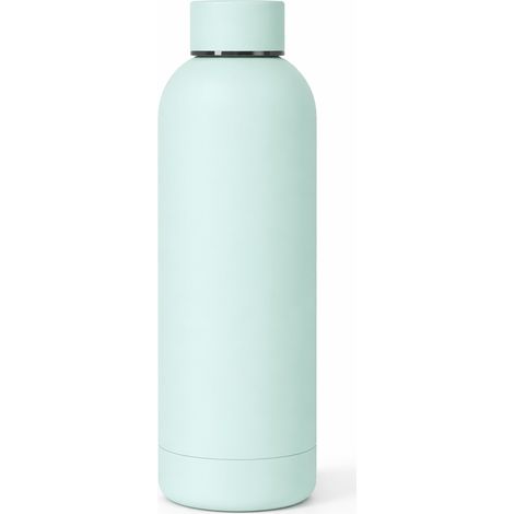 Botella térmica de acero de 500 ml para bebidas frías y calientes, color menta. (1/5)