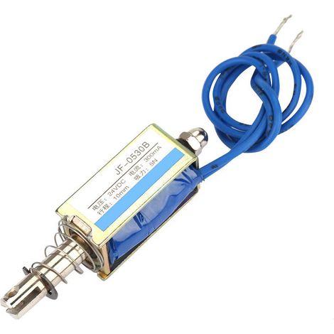 Automatisierungssteuerung 6/12/24 V DC 300 mA DC Zug-Elektromagnet 5 N Einzugsbereich 10 mm (24 V) (1/5)