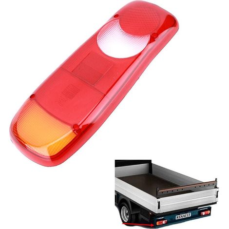 Feu Arrière Remorque Camion Master 35, Couvercle Lentille Cabstar Partner, Optique Pilote Arrière avec Verre, Feux Stop Camion, Kit 2 Pièces (1/5)