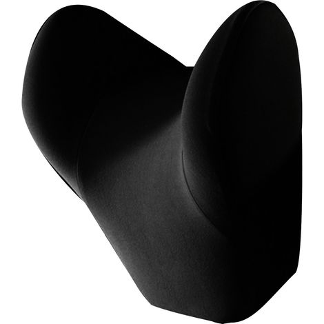 Appui-tête mémoire de forme noir classique, coussin cervical et lombaire pour voiture, doux et respirant, soutien du cou et du dos pour conducteur (1/5)