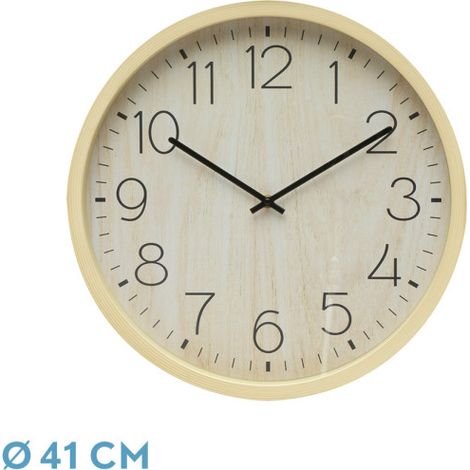 Wanduhr de padron Buche 41x41x5 cm kontinuierliche Bewegung