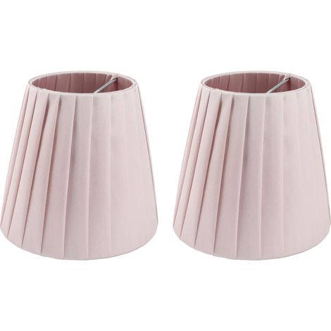 Lot de 6 abat-jour en tissu pour lustre, applique murale, fixation par clips, décoration moderne et épurée pour la maison (1/5)