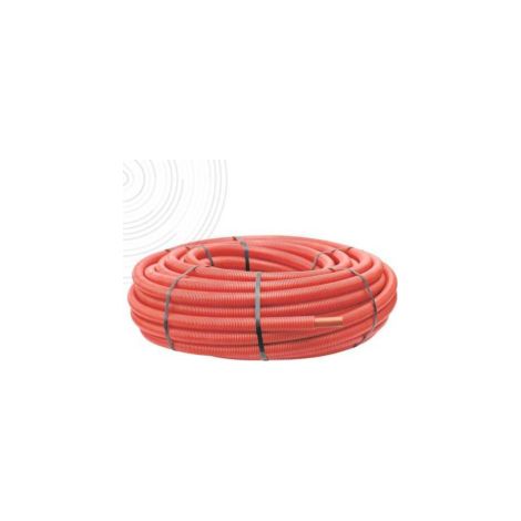 Tube PER pré gainé rouge 50m 13 16 SOMATHERM 113 16 50A