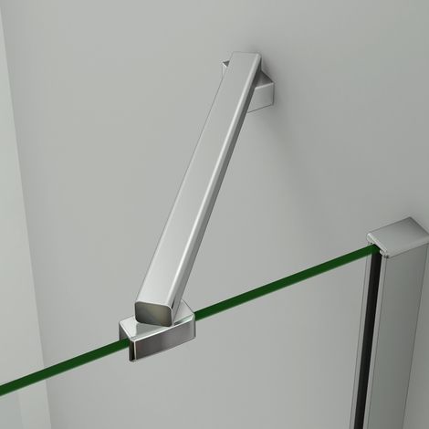 Barra Stabilizzatrice Angolare Rinforzato Per Box Doccia Da 45cm Per Vetro Spessore da 6 a 8mm (1/5)