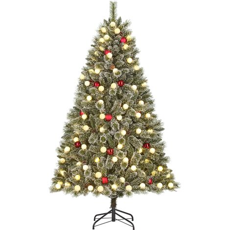 Black Box Trees Sapin de Noël artificiel illuminé Vert H180xl108xL108cm (1/5)