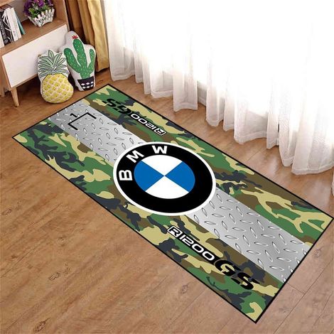 HSS-Tapis de moto, tapis antidérapant pour canapé et table basse de salon, résistant aux taches et facile à nettoyer - 60200cm (surface en polaire douce pour la peau)