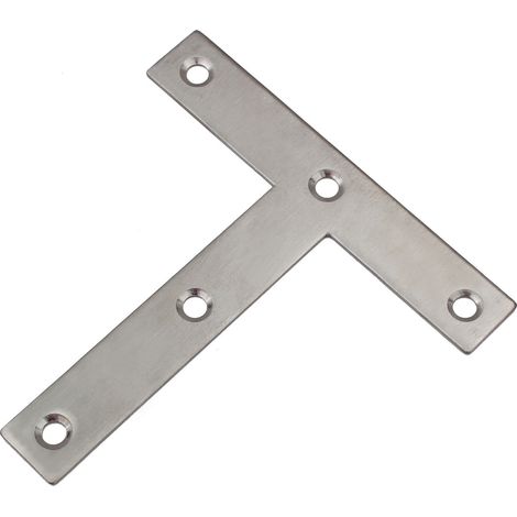 Edelstahl T-Blech Holzverbinder 5-18 50 x 50 mm 10 Stück (1/5)