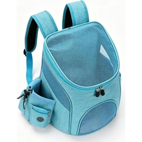 Sac à dos pliable pour animaux de compagnie - max. 12 kg - respirant et confortable - pour la marche/le train/la voiture/le restaurant - pliable - pour les propriétaires de chats/chiens/petits animaux (1/5)