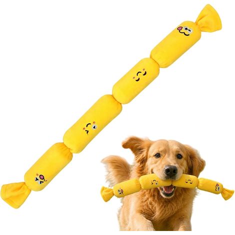 Peluche Dentition Chien Forme De Saucisse Mignonne Interactive Résistante Jouet De Dentition À Mâcher En Peluche Pour Chien Pour Intérieur Extérieur Parc Maison Appartement Chambre (1/5)