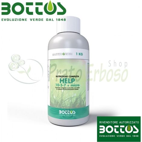 Ayuda 10-5-7 + micro - líquido Fertilizante para césped-1 kg