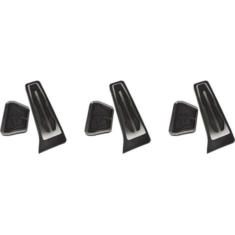 Ensemble de 3 couvre-pédales d'accélérateur et de frein pour BMW X3 X4 X5 X6 séries 2, 3, 4, 5, 6 et 7, G20, F30, G11, G01, G02, G05, F15, F16, F22 et F25 (1/5)