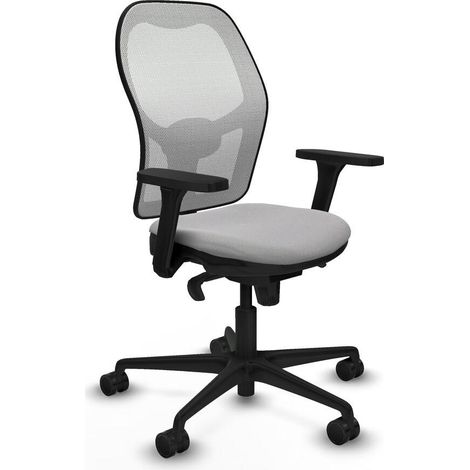 Piqueras y Crespo Jorquera chaise bureau gris clair ergonomique