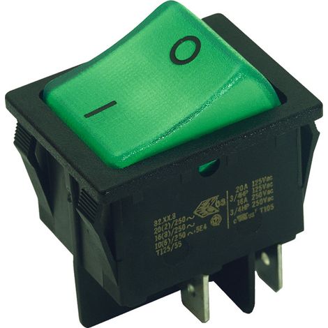 Interruptor Bachmann serie 3652 250V 16A iluminado