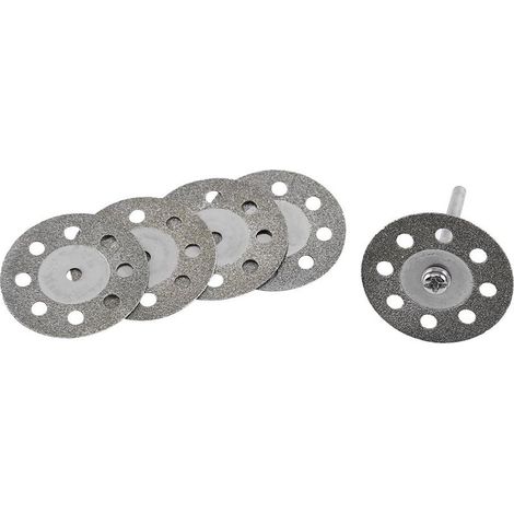 Lot De 10 Disques diamant Dremel, Disque dremel, Disques De Coupe Diamant 30 Mm 8 Trous, Disques diamant Avec 2 Mandrins, Mini Disques à Tronçonner Découpe Pour Outils Rotatifs (1/5)